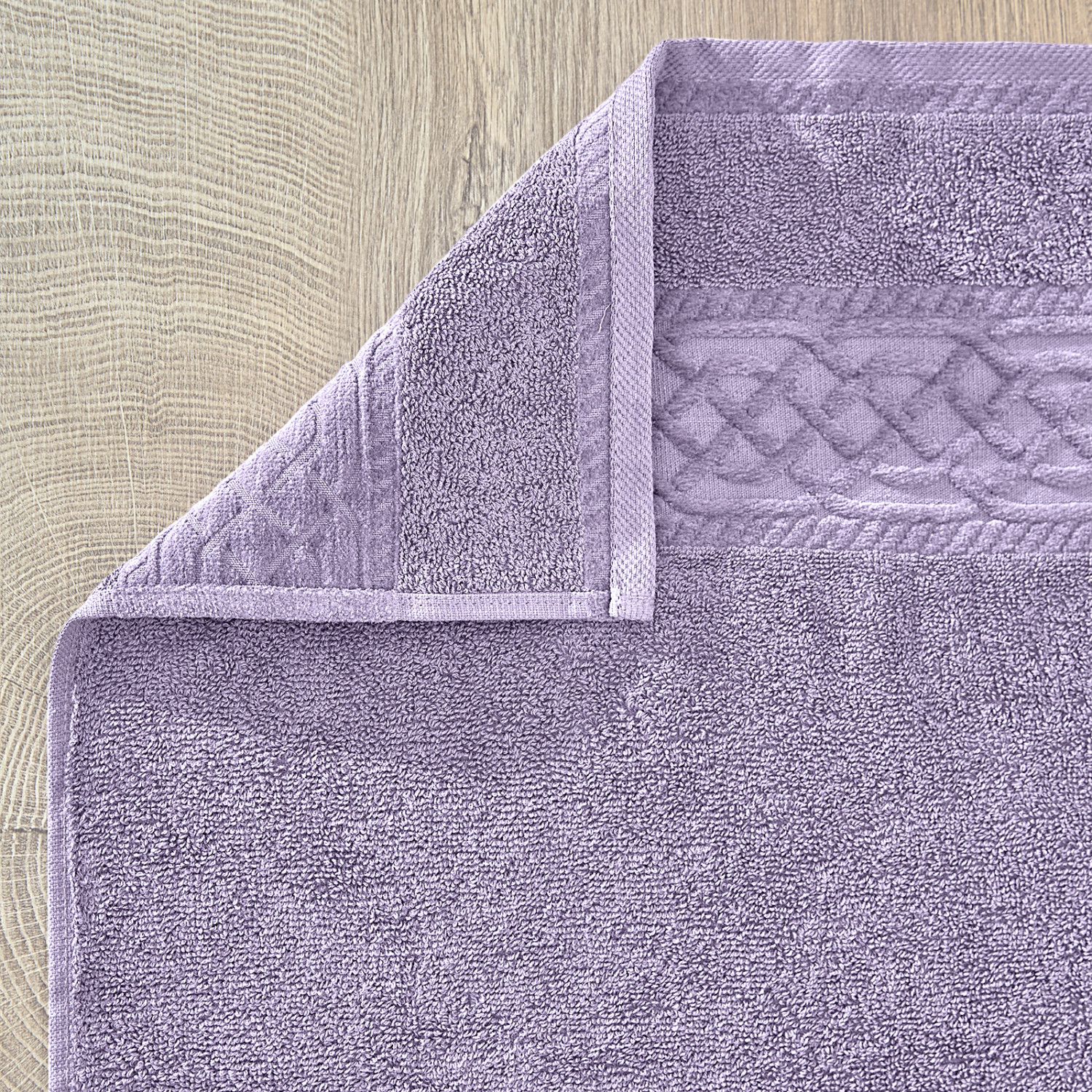Полотенце махровое Costanza, лаванда - фото № 5