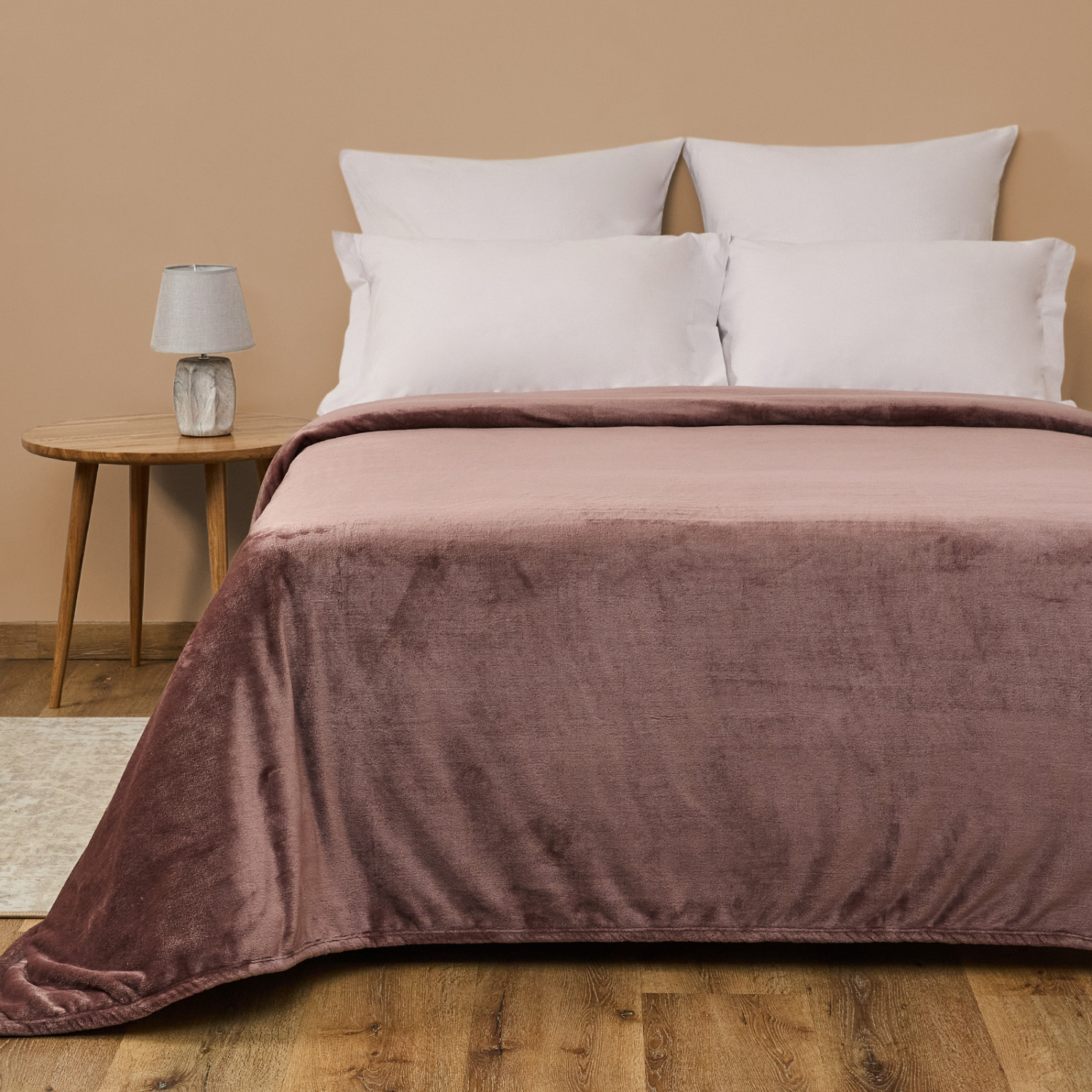 Плед Supersoft, какао - фото № 2