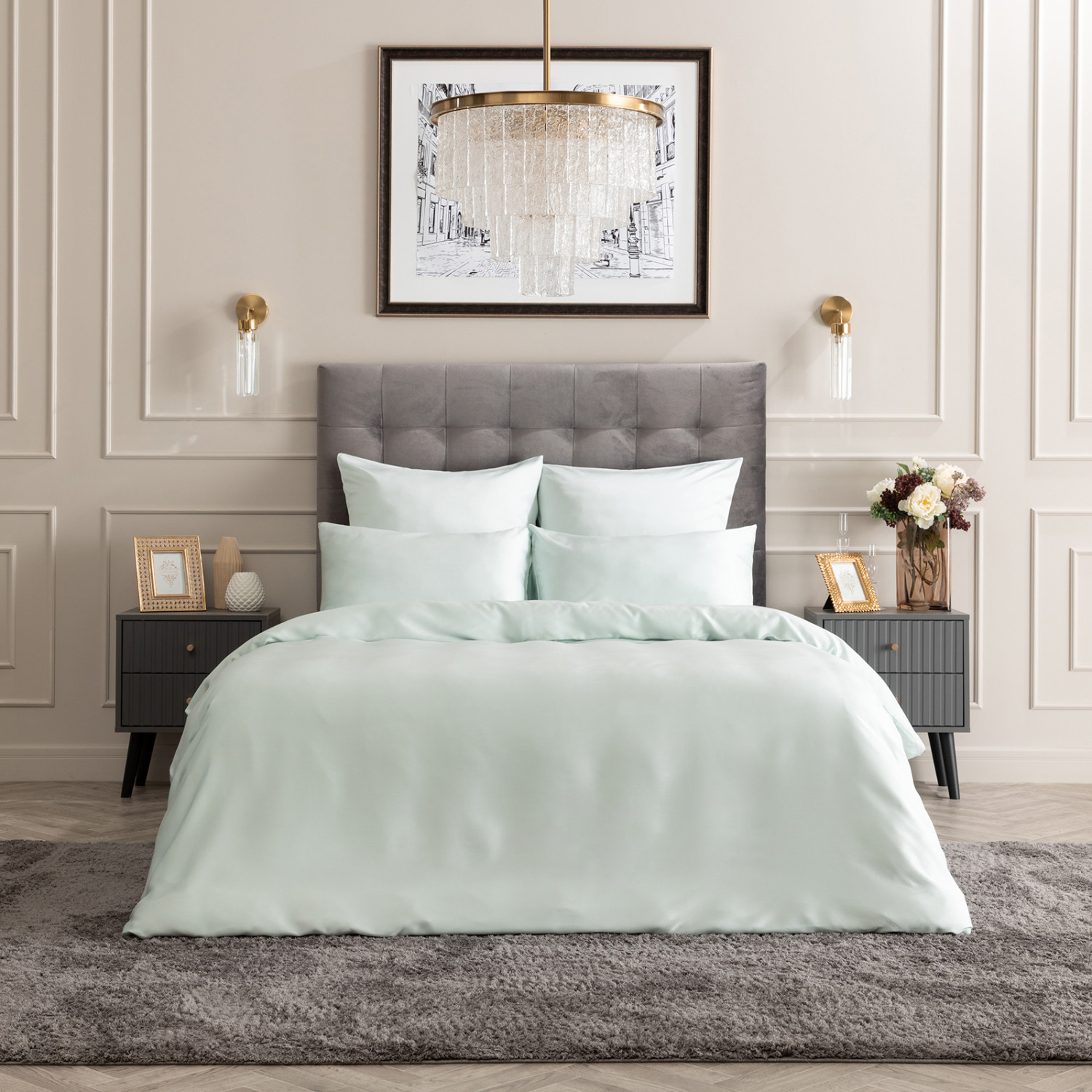 Постельное белье Pale Blue - фото № 5