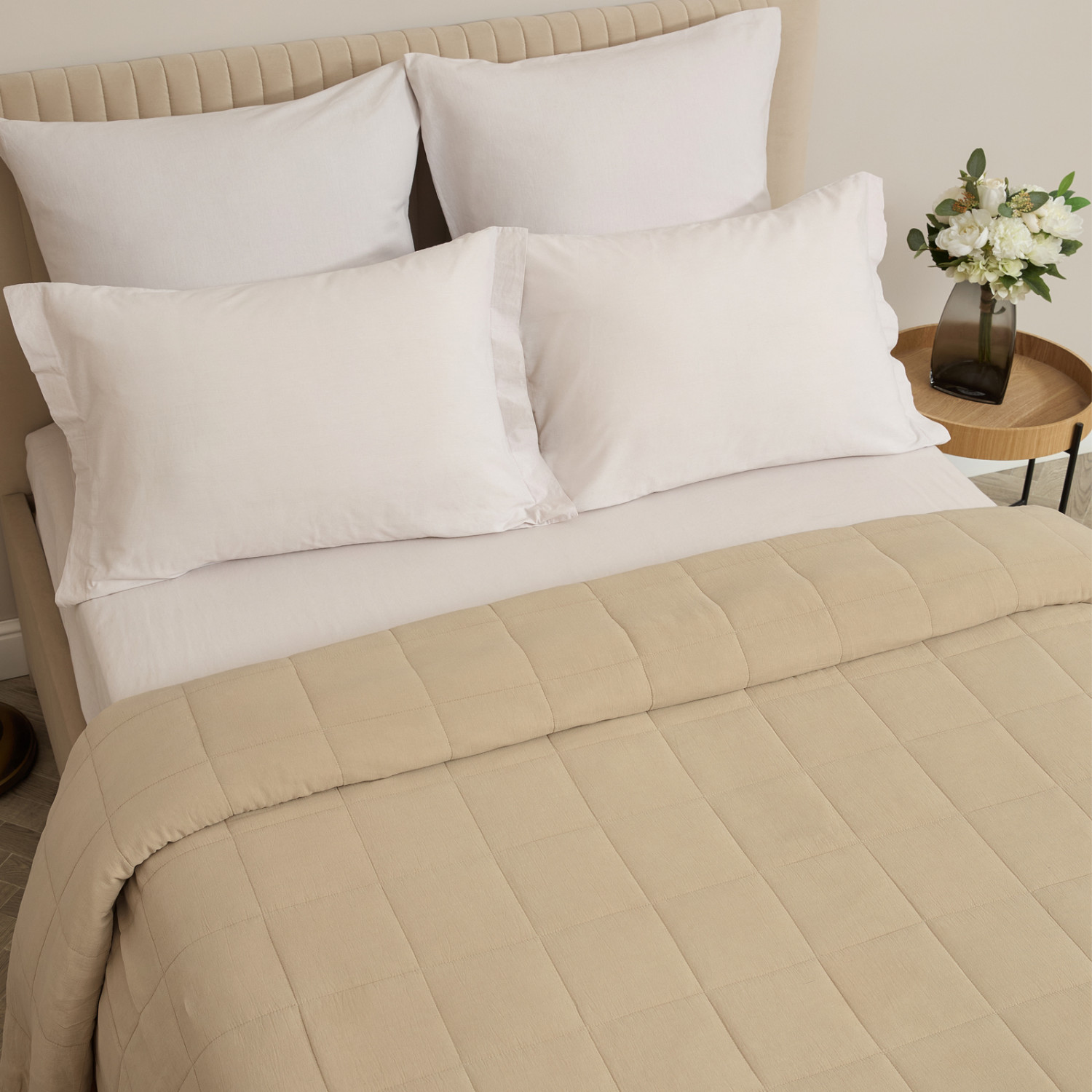 Покрывало Alda, бежевое - фото № 3