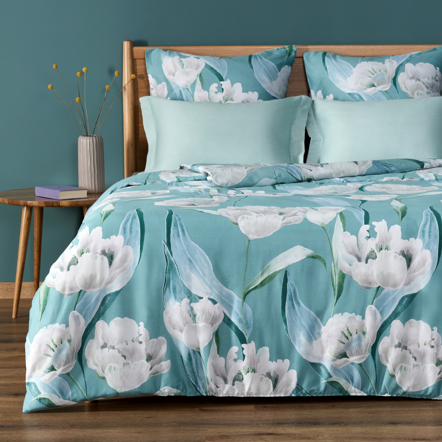 Постельное белье Primi tulipani, 4 наволочки - фото № 3