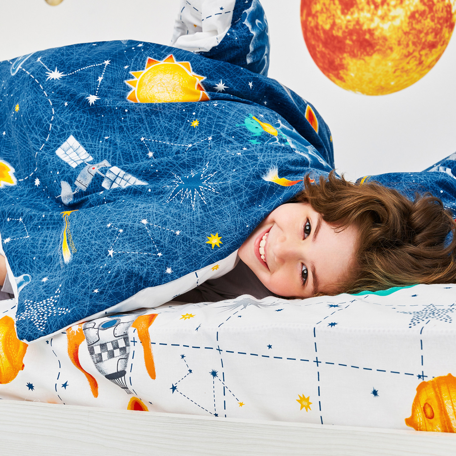 Постельное белье детское Космос/Space - фото № 8