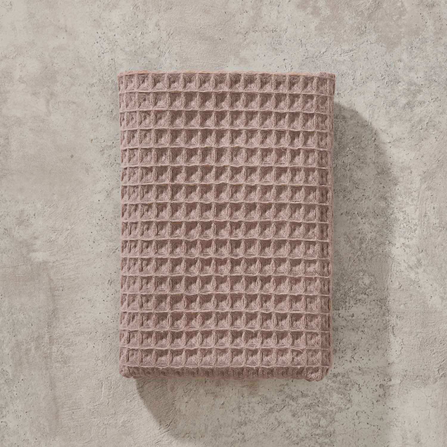 Полотенце вафельное Lorgo, коричневое - фото № 4