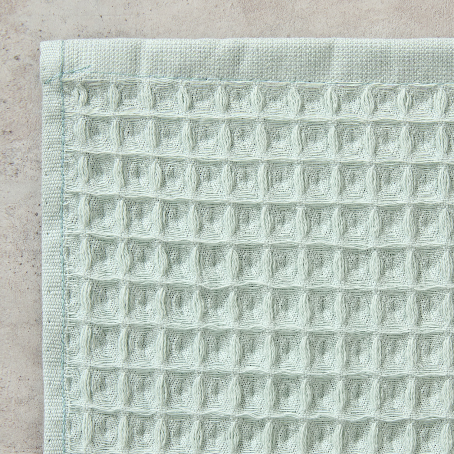 Полотенце вафельное Lorgo, мята - фото № 7