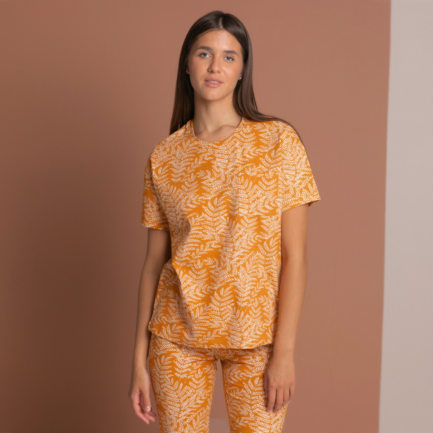 Футболка Оранжевый/Аrancione, с узором