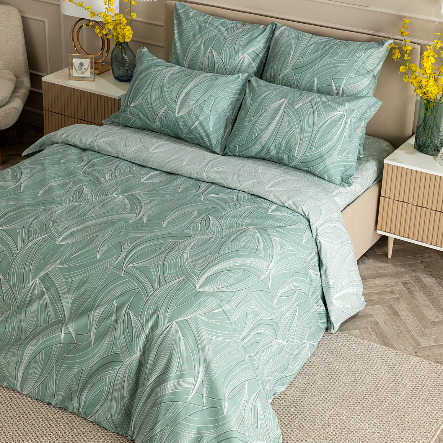 Постельное белье Dancing Leaves - фото № 4