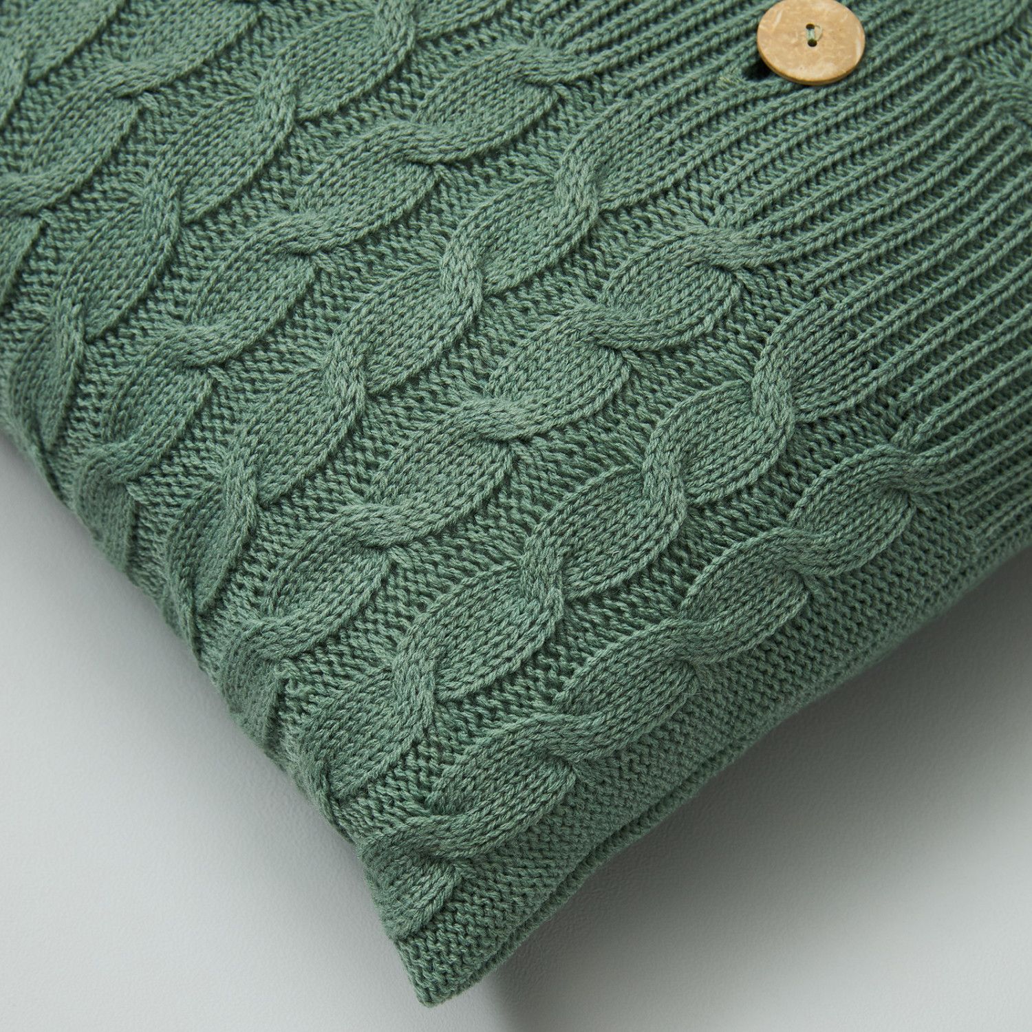 Наволочка декоративная Villena, зеленая - фото № 4