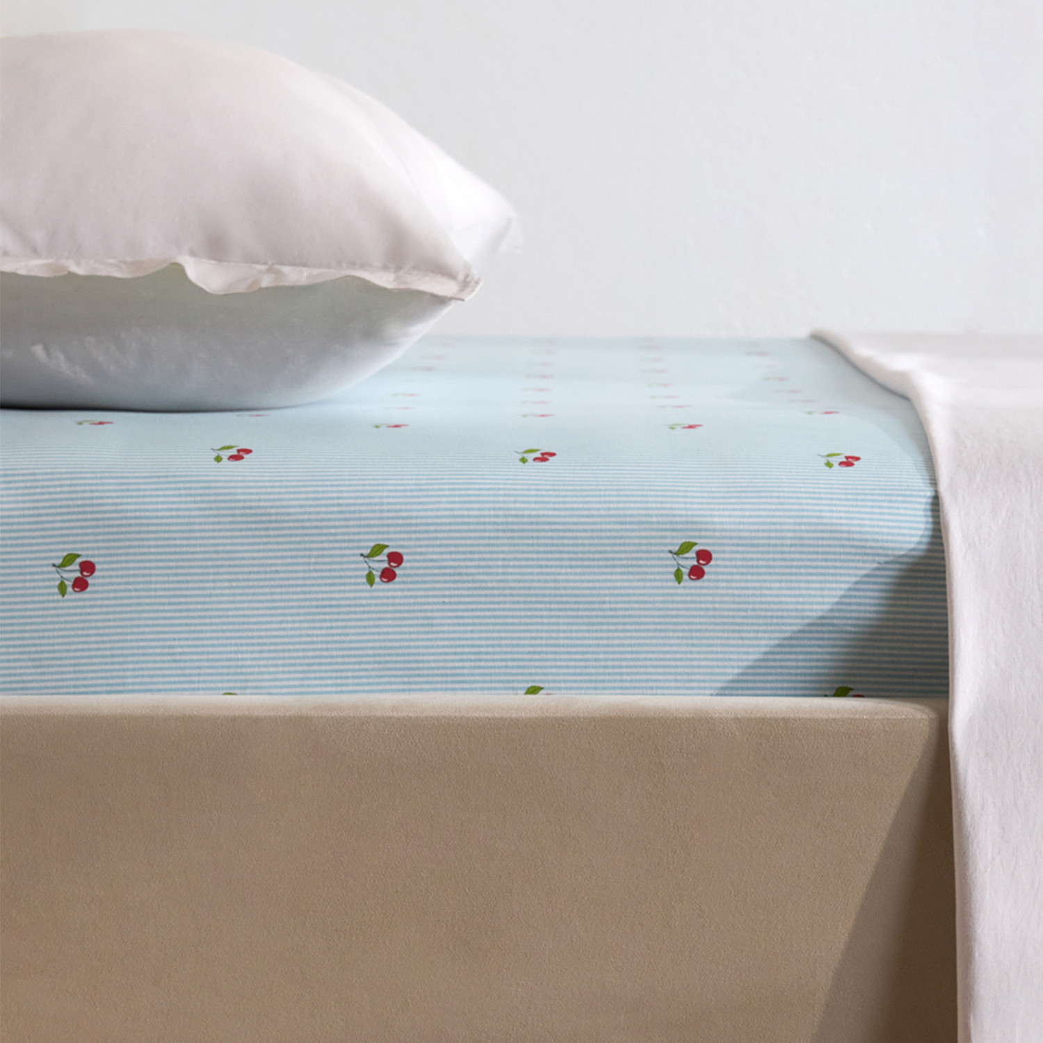 Простыня Вишневая полоска/Cherry stripe - фото № 2