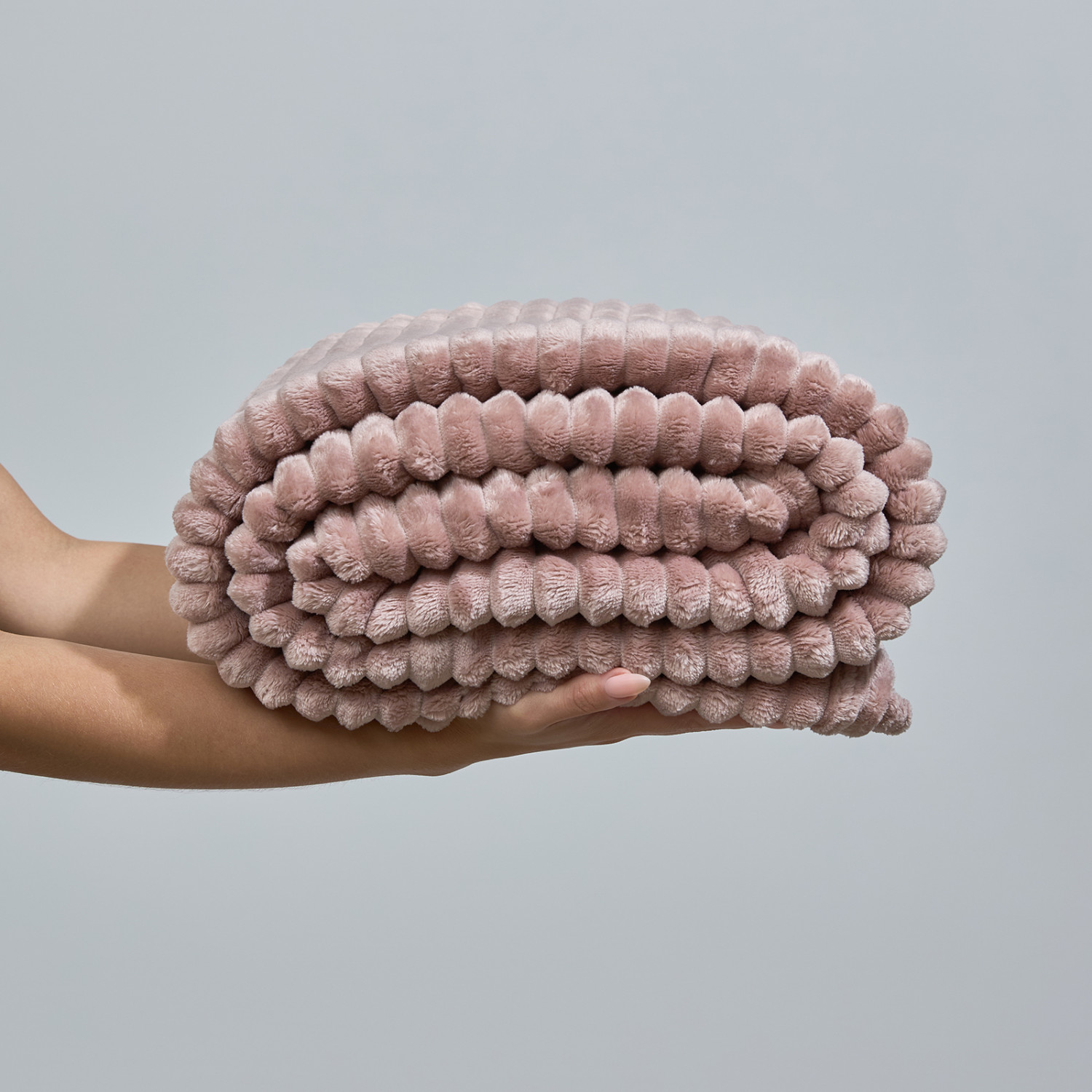 Плед Amanda, пудра - фото № 6