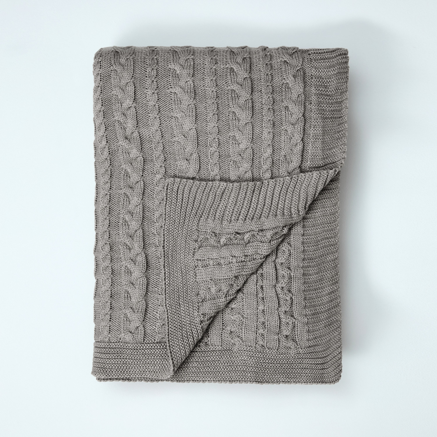 Плед Novallas, серый - фото № 9