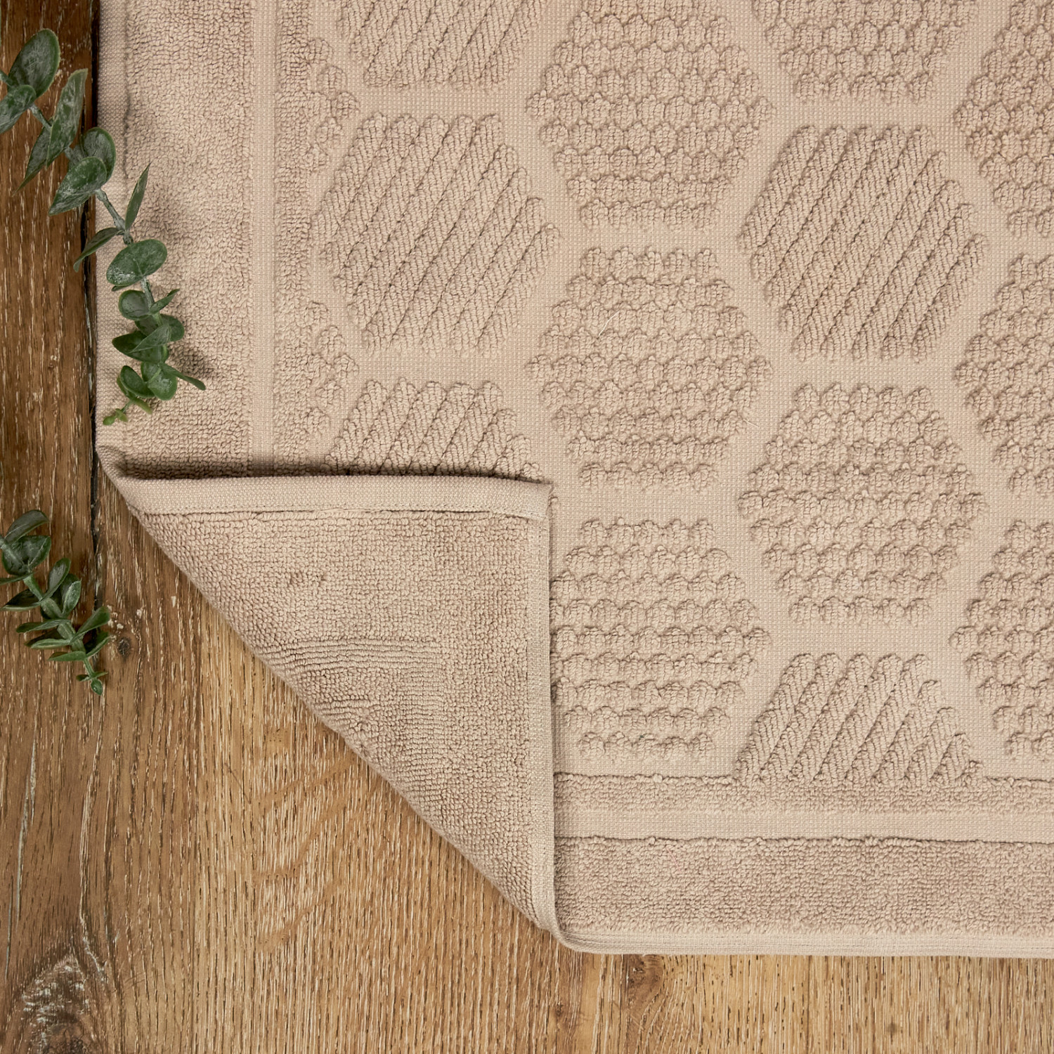 Полотенце махровое Settori для ног, капучино - фото № 3