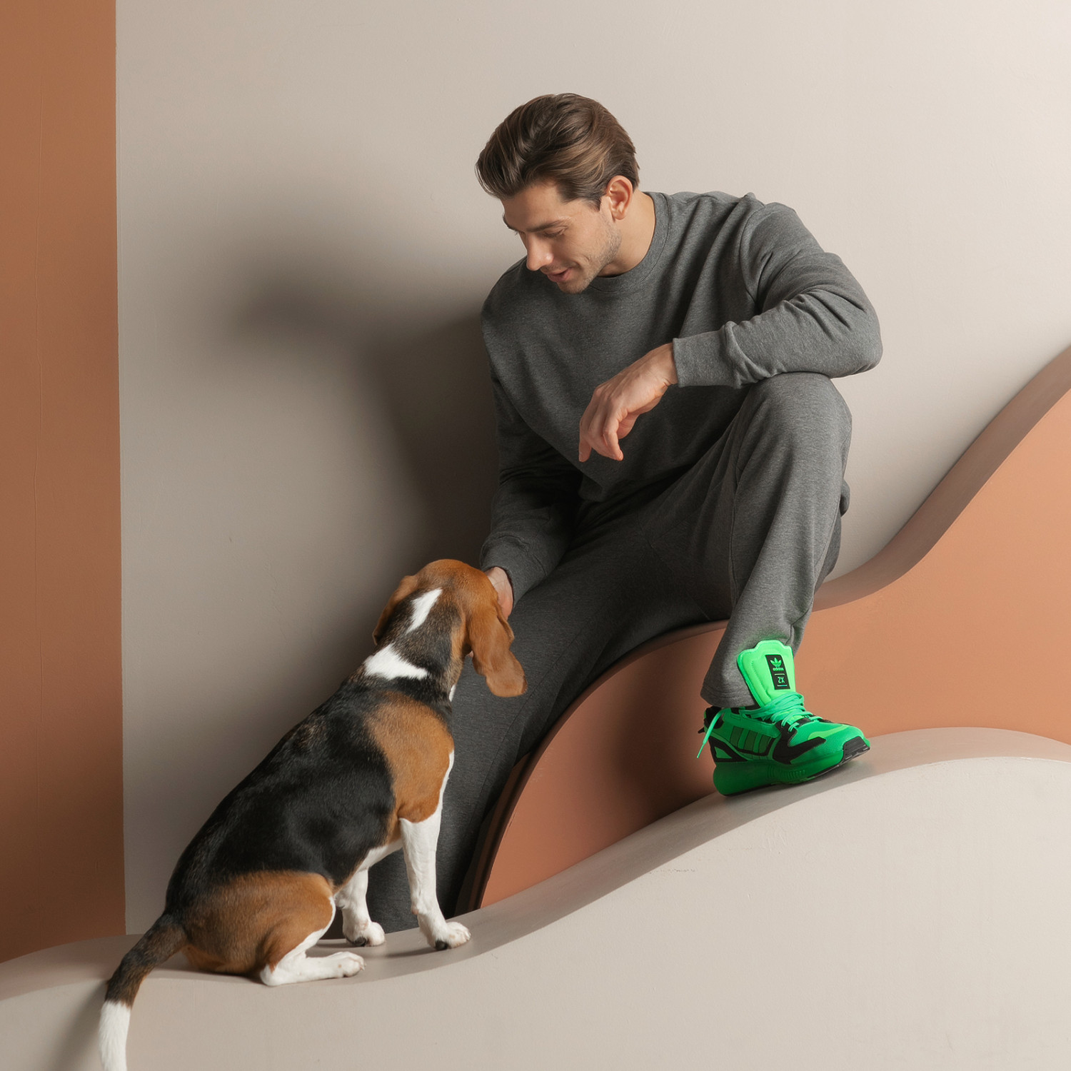 Брюки Massimo men, серые прямые - фото № 10