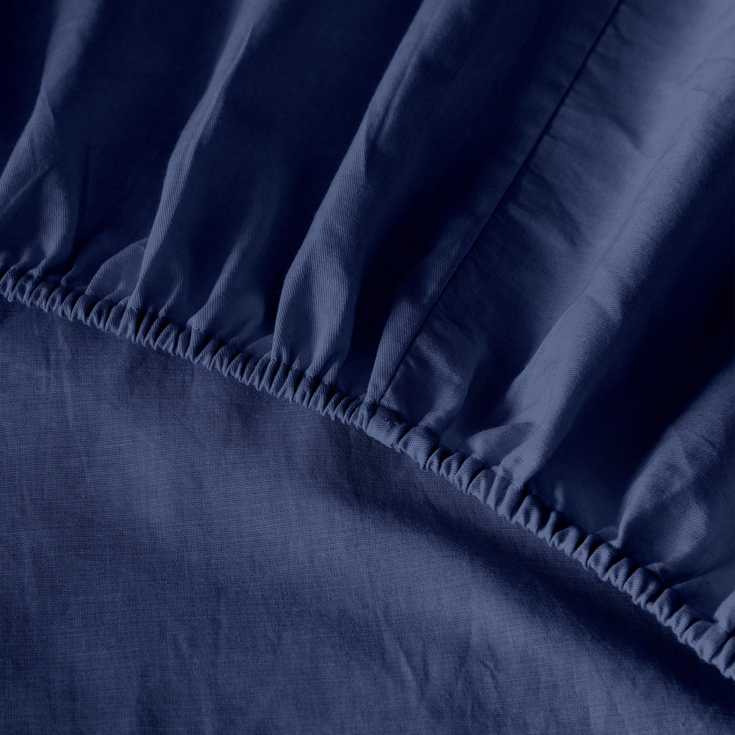 Простыня на резинке Midnight blue - фото № 3