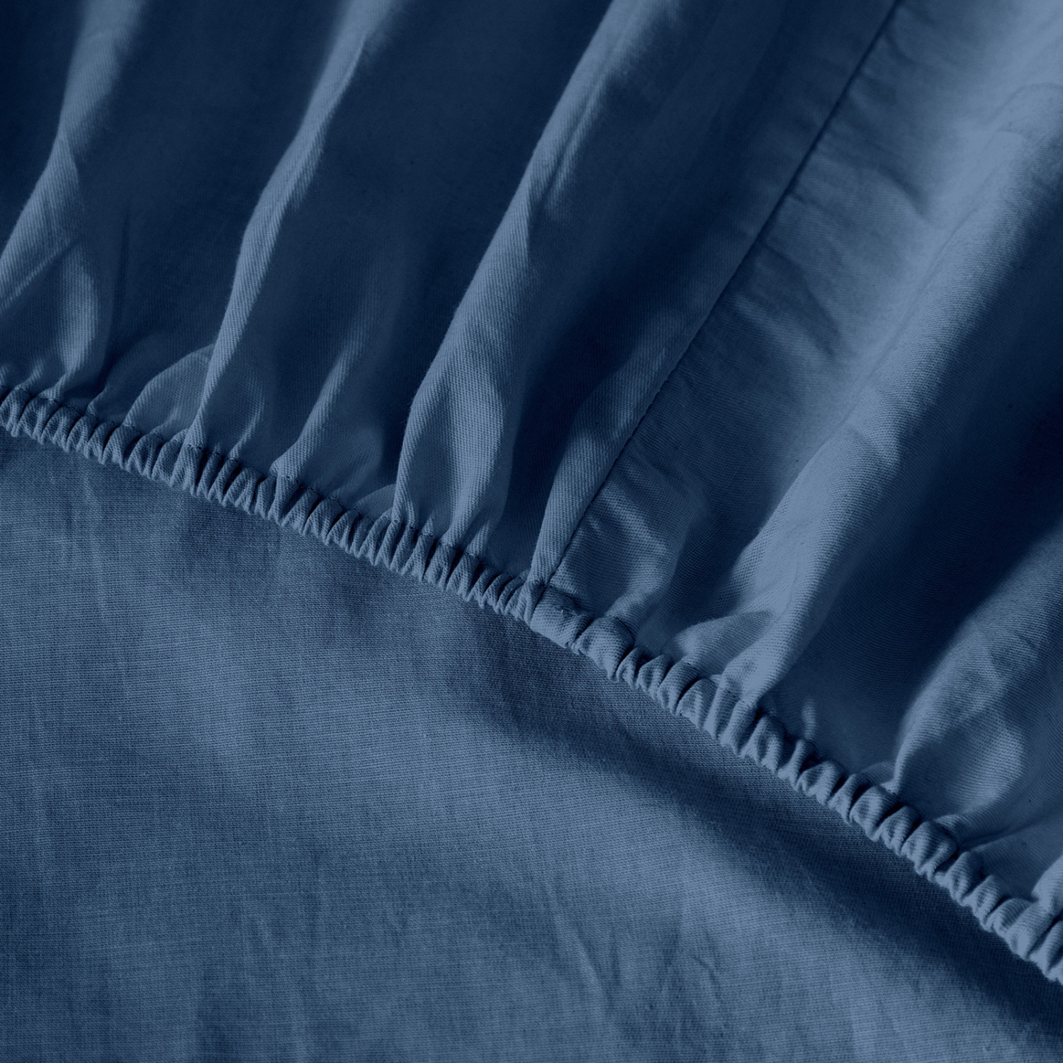 Простыня на резинке Naval blue - фото № 3