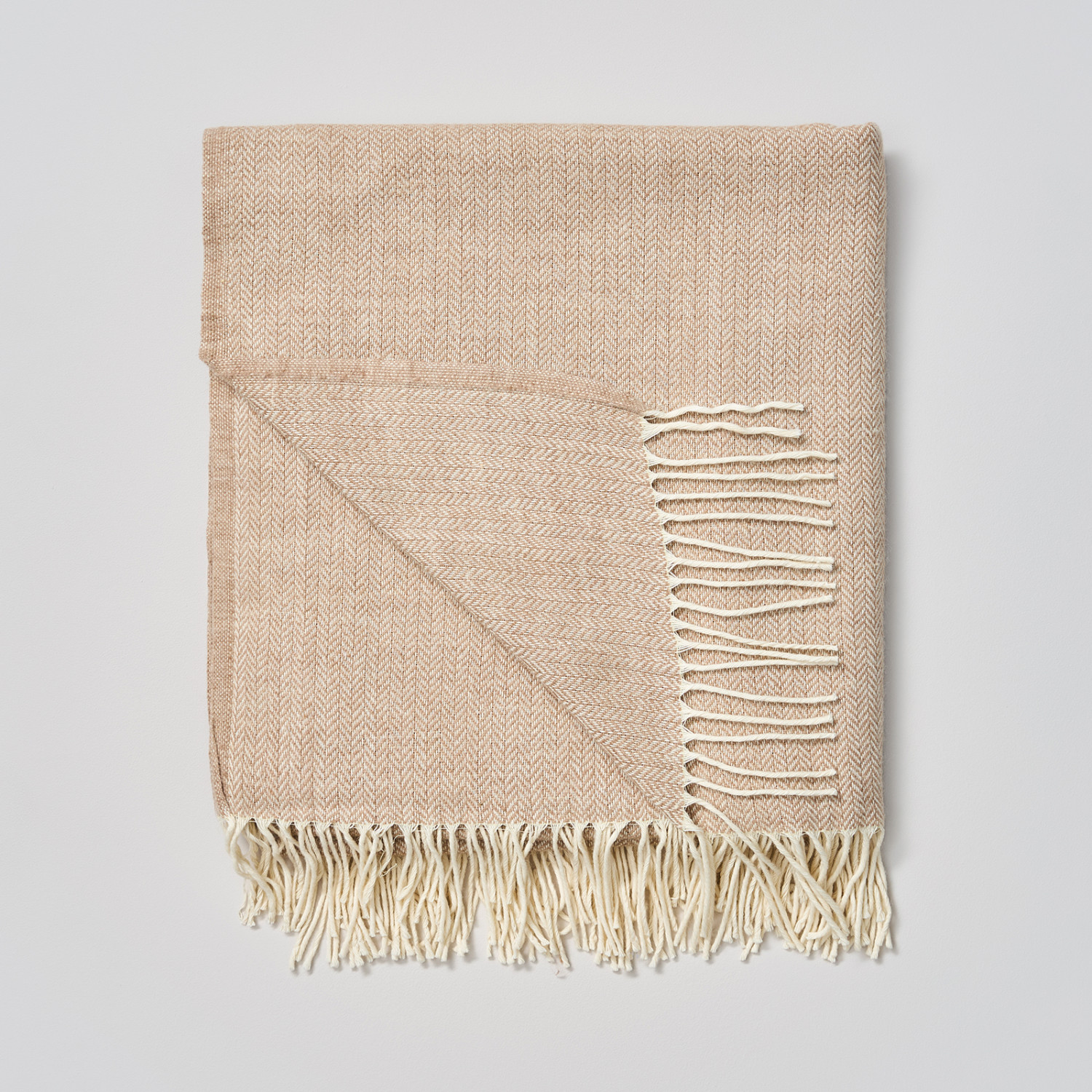 Плед Инес/Ines, бежевый - фото № 5