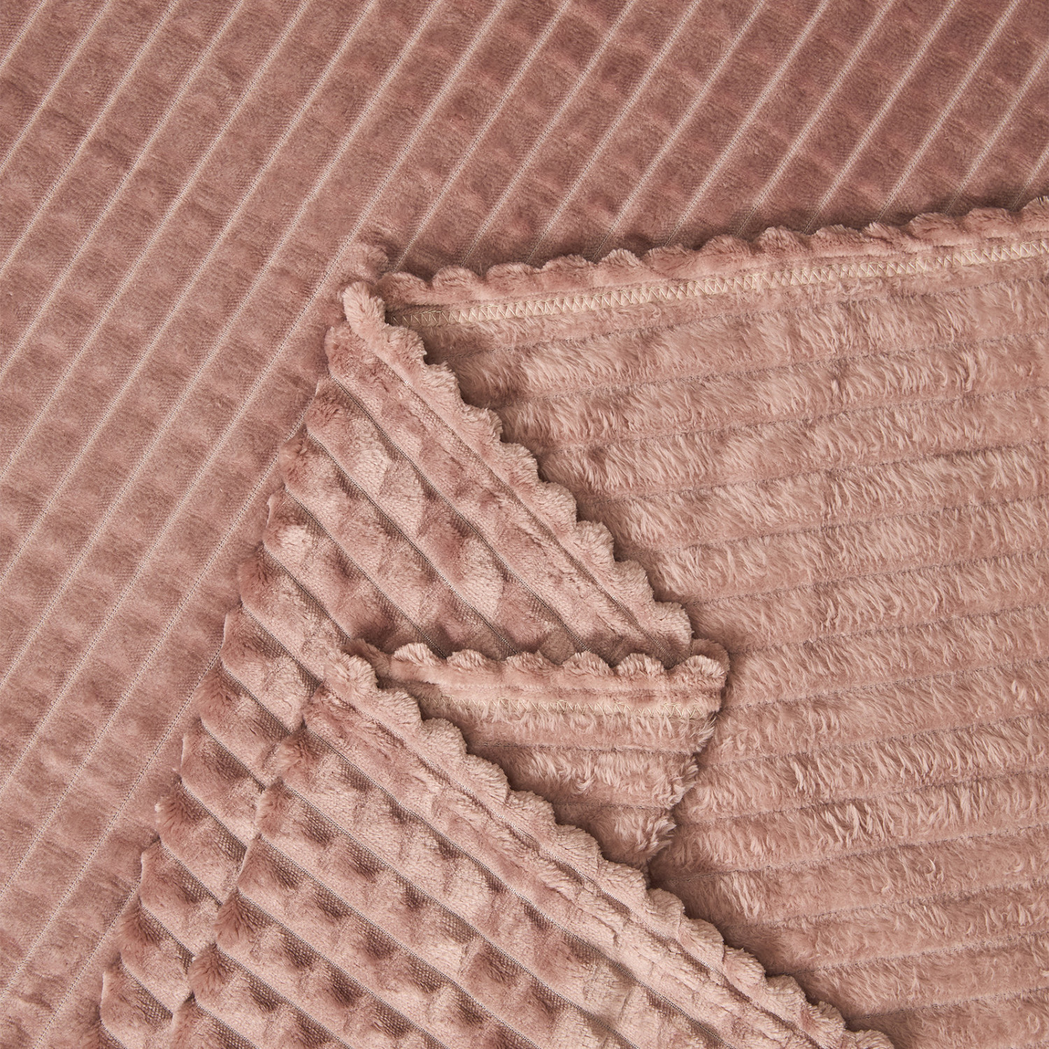 Плед Meo, пыльная роза - фото № 4