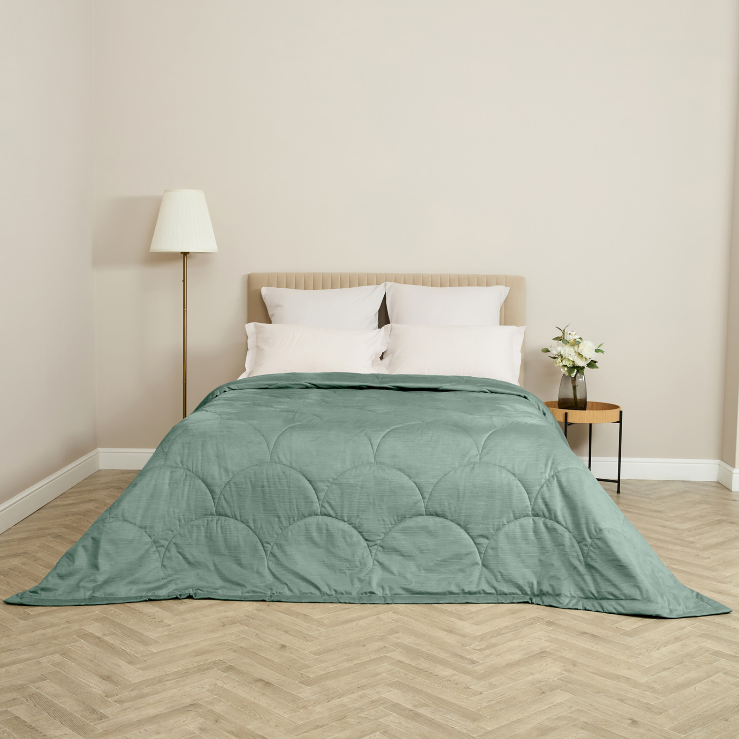 Покрывало Adelfa, зеленое