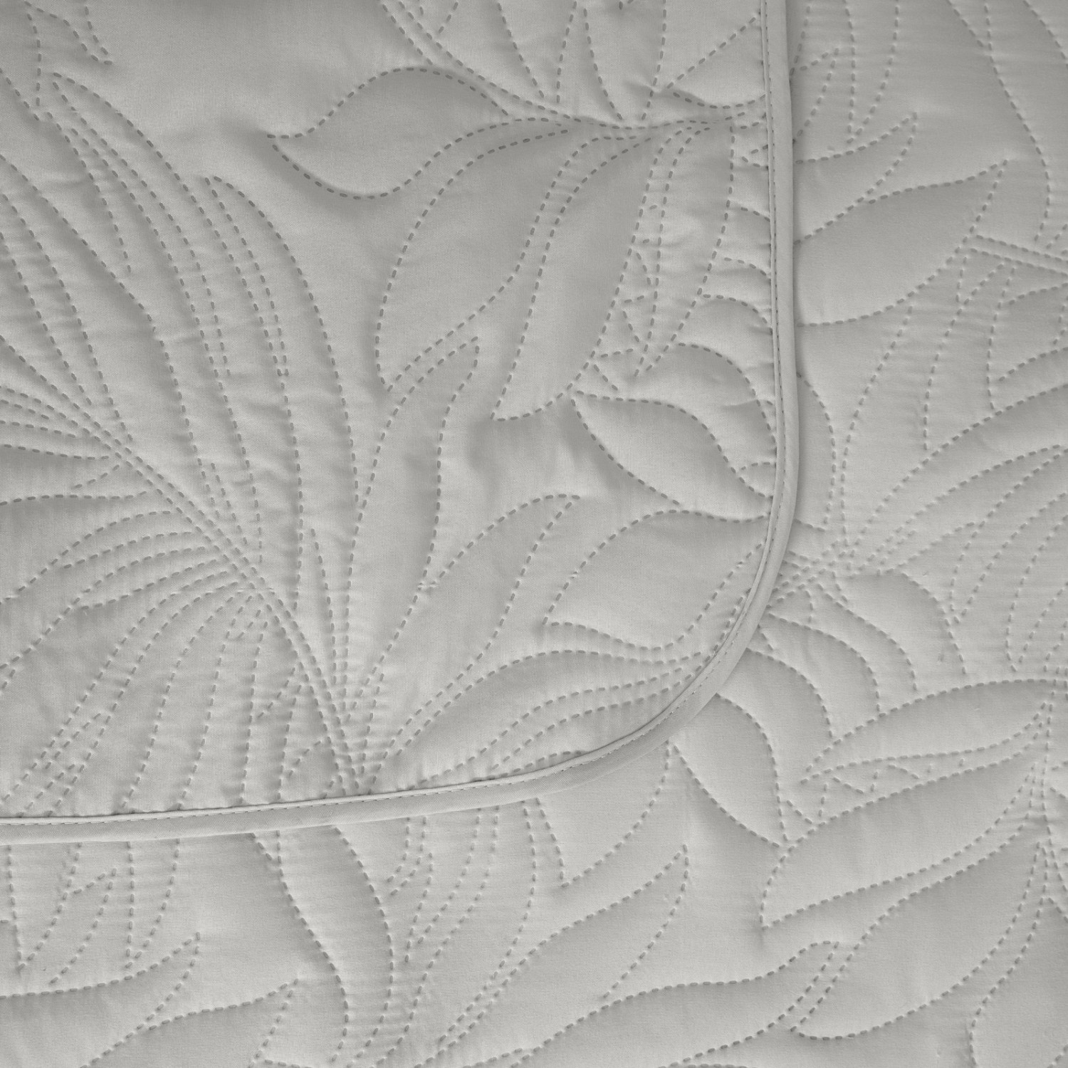 Покрывало Листочки/Fogliare, дымчатое - фото № 4