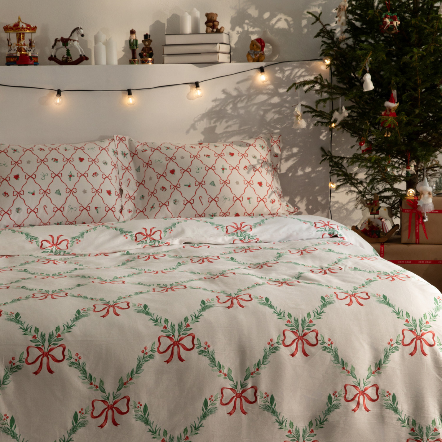 Постельное белье Праздничный бант/Festive Bow - фото № 2
