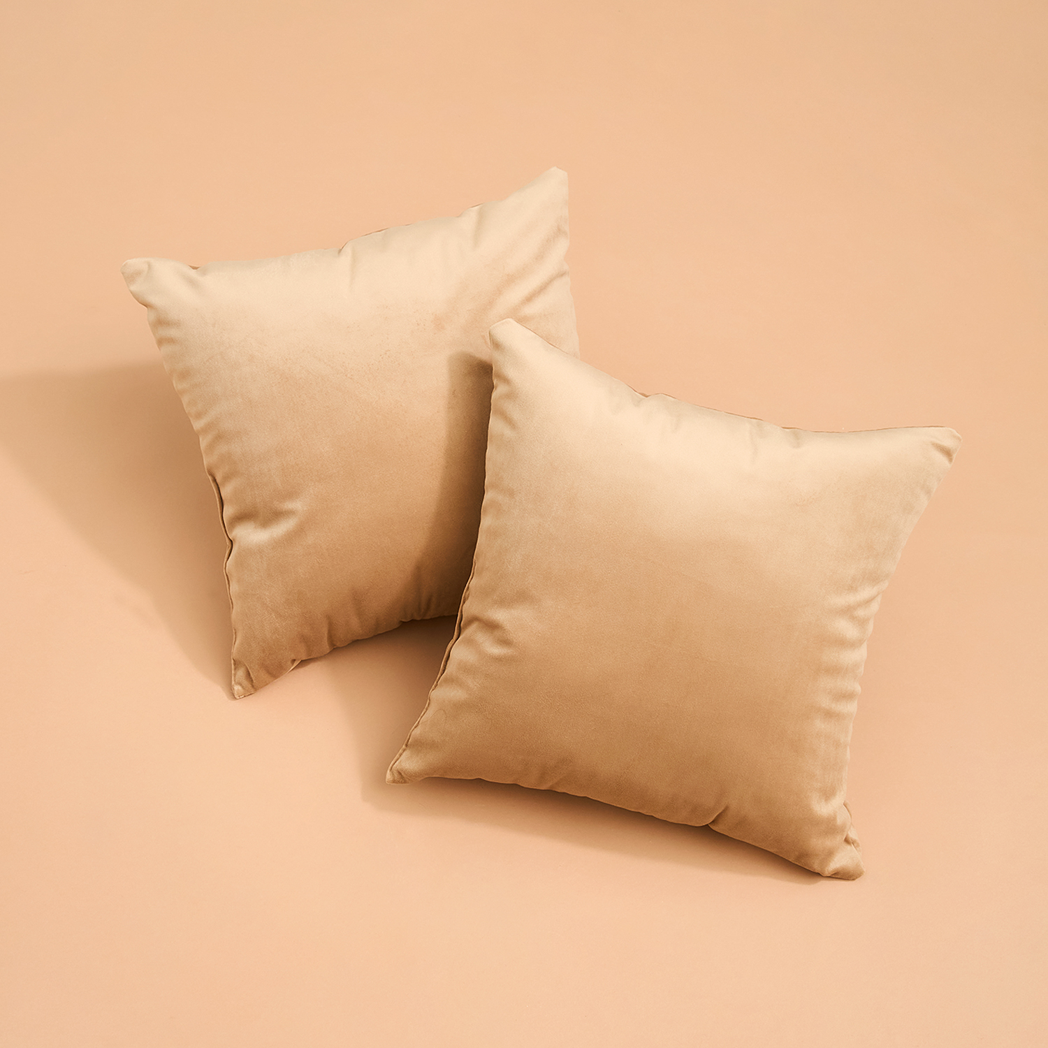 Подушка декоративная Rombico, бежевая - фото № 2