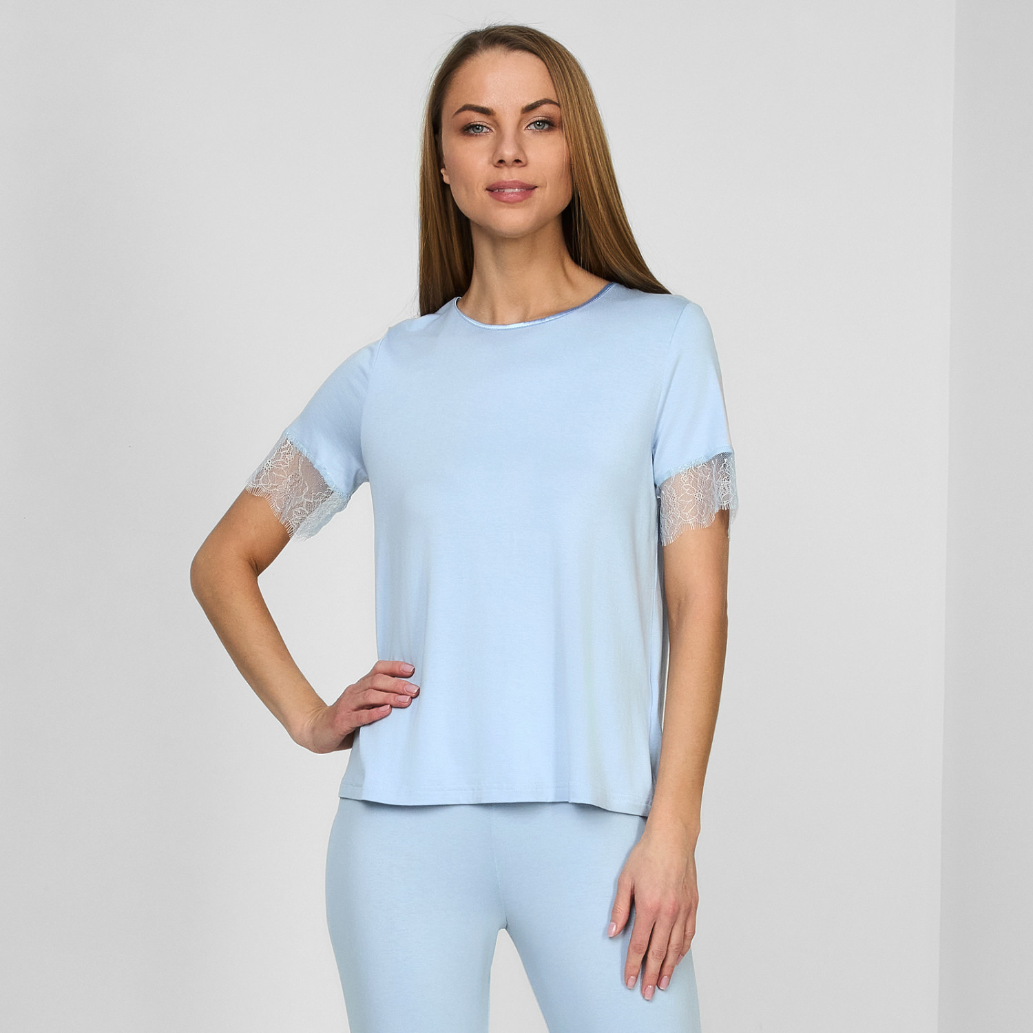 Пижама Autumn, голубая I - фото № 2