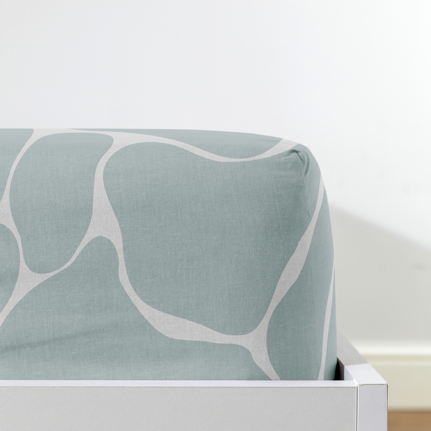 Простыня на резинке Светлая саванна - фото № 2