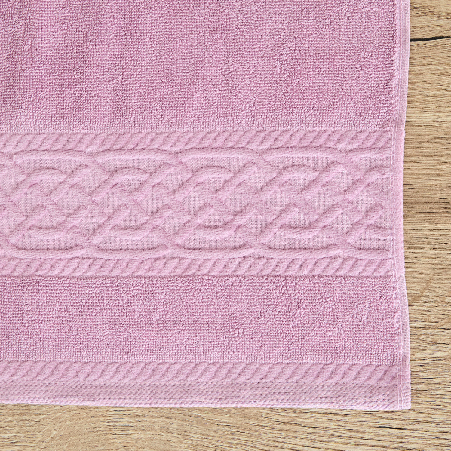 Полотенце махровое Costanza, сиреневое - фото № 5