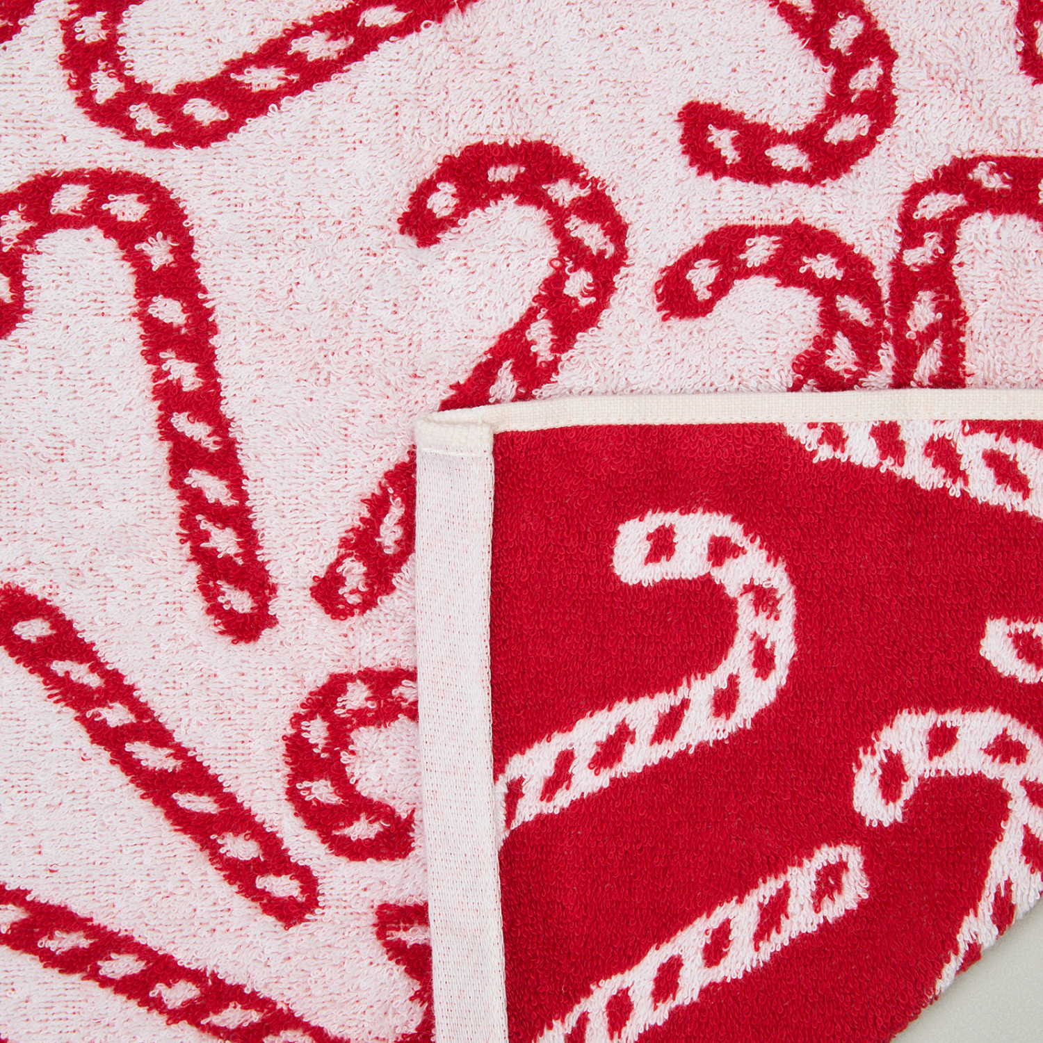 Полотенце махровое Рождественская карамель/ Caramella di Natale - фото № 4