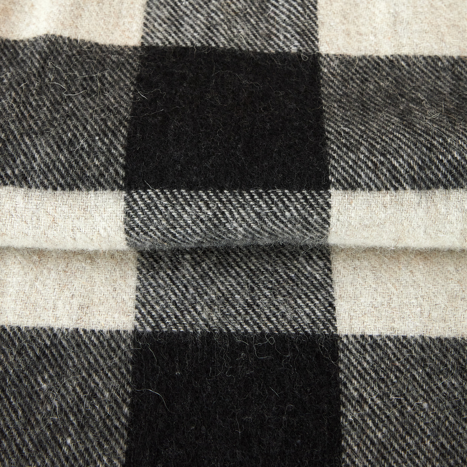 Плед Lana caliente, черно-белый - фото № 4