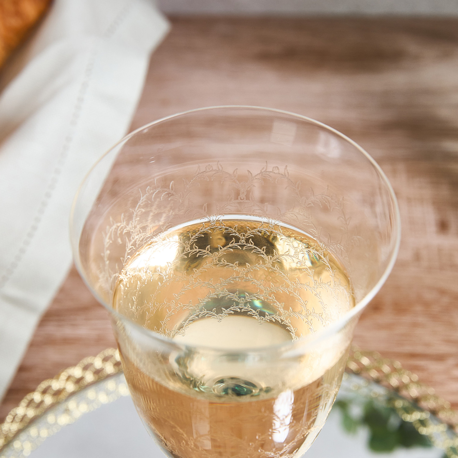 Бокал для вина Nature green - фото № 3