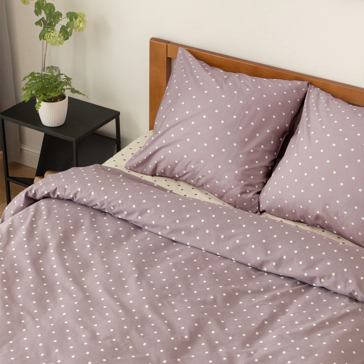 Постельное белье Pois purple I - фото № 10