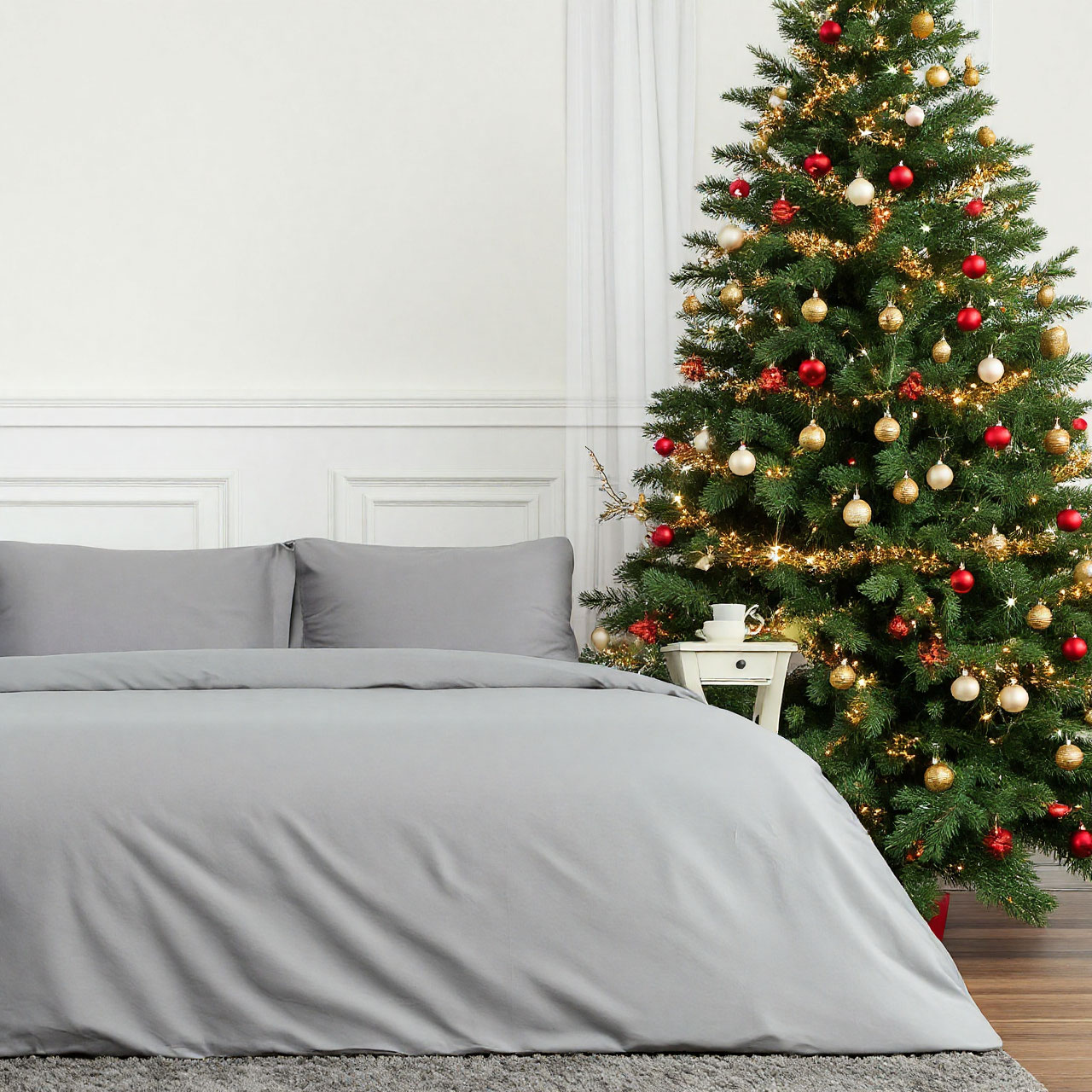 Постельное белье Silver grey