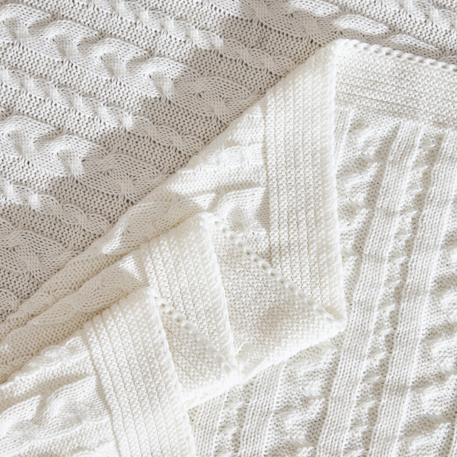 Плед Новаллас/Novallas, белый - фото № 5