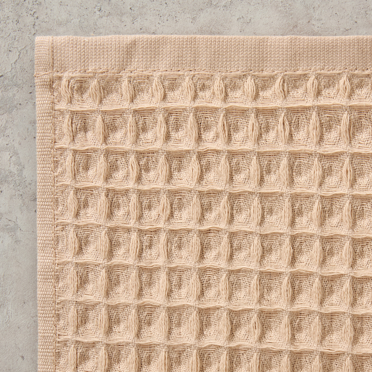 Полотенце вафельное Lorgo, песок - фото № 7