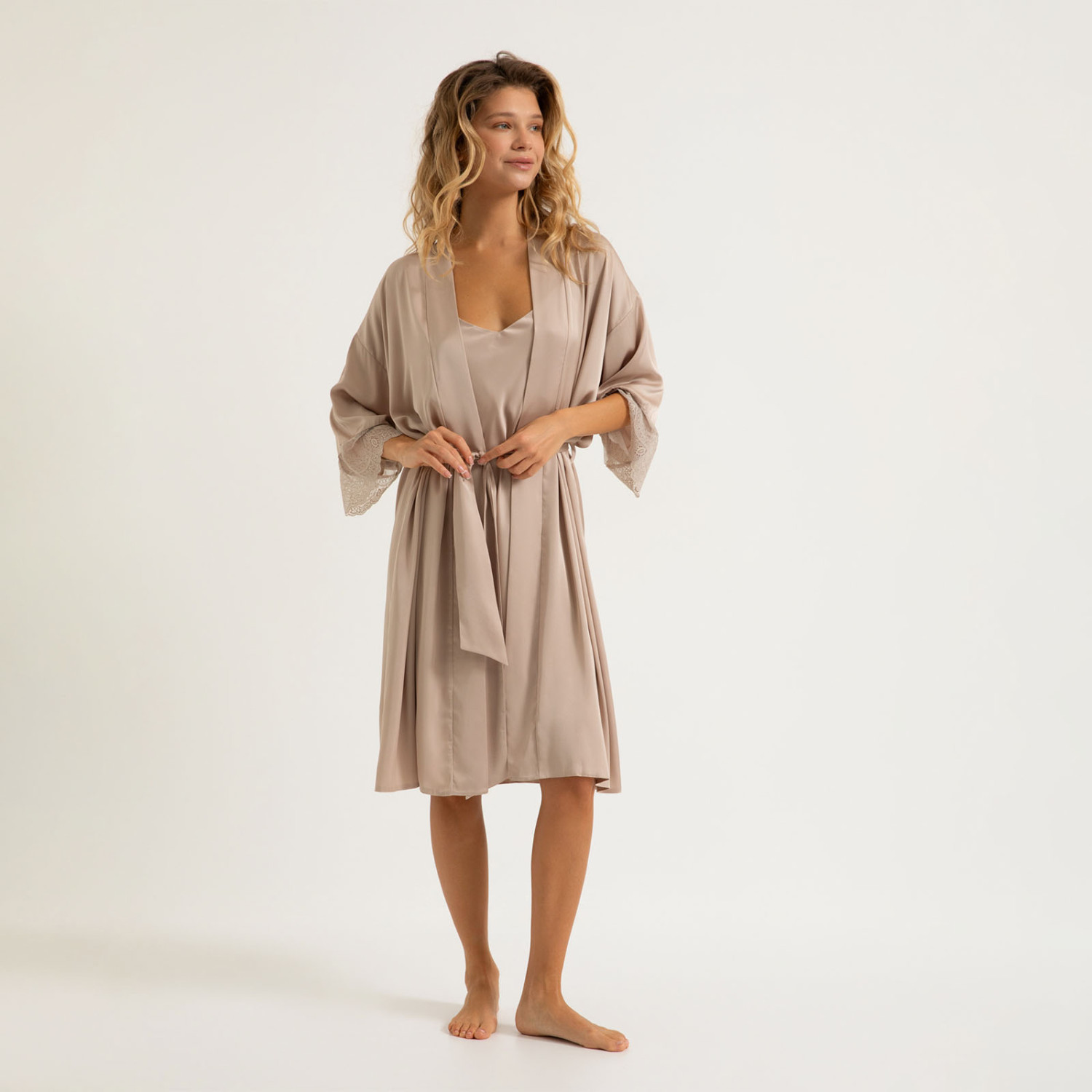 Халат Alisma, миндаль