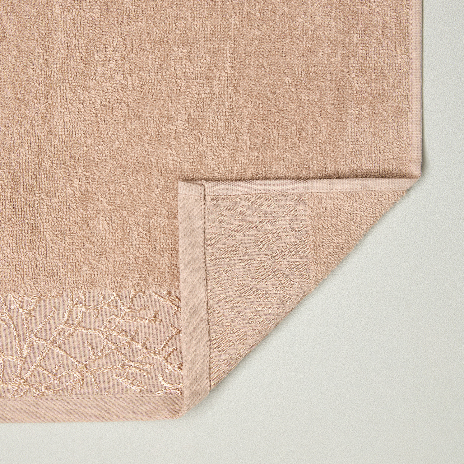 Комплект махровых полотенец Rugiada, капучино - фото № 4