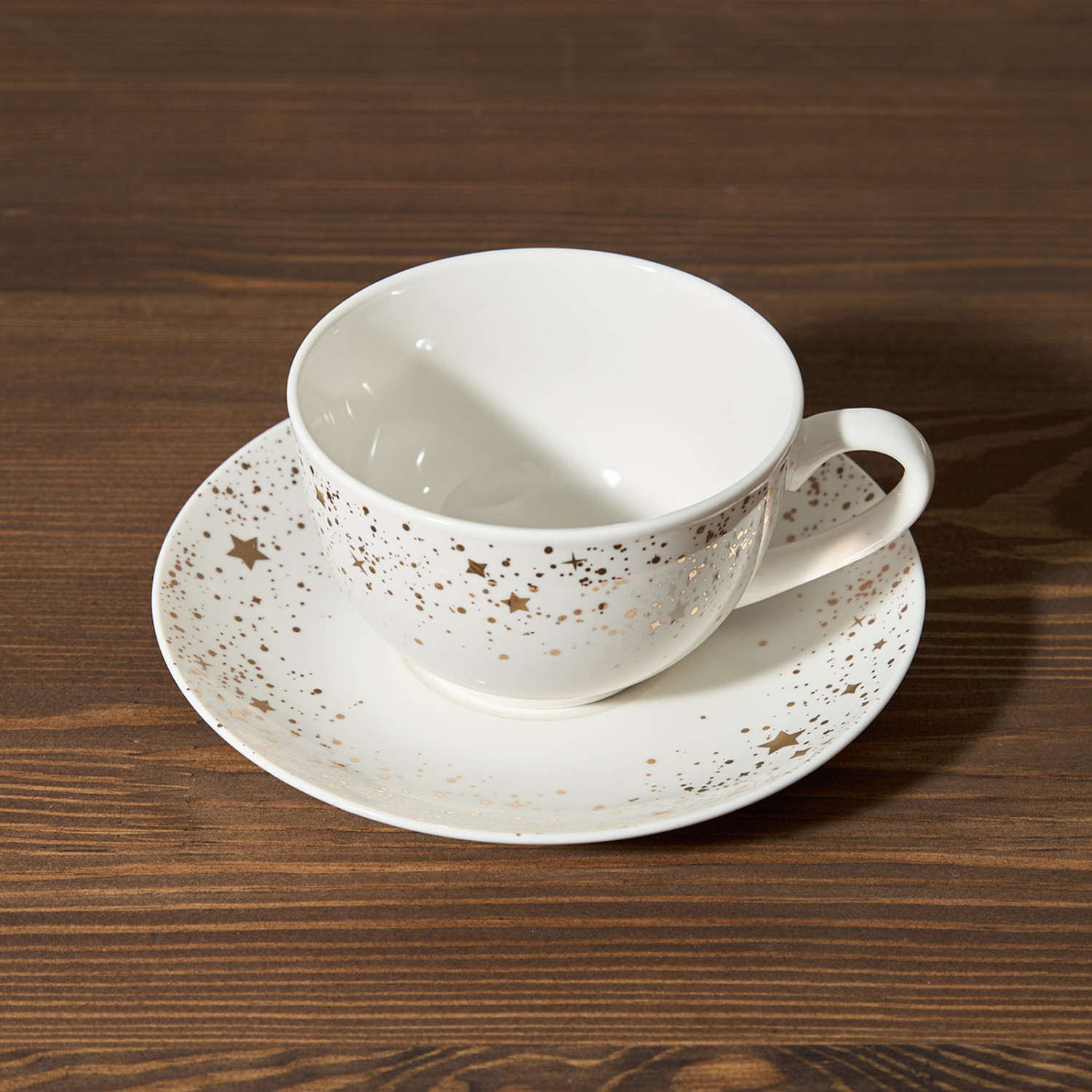 Чайная пара Вселенная/Universe, золото - фото № 3