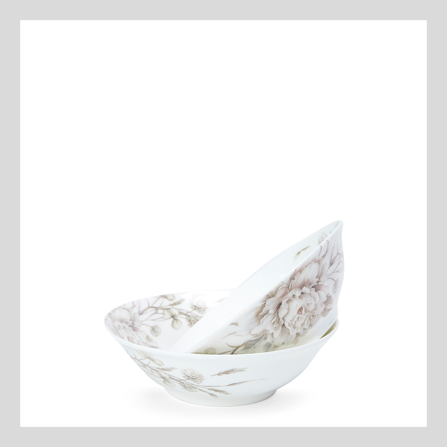 Набор салатников White flower