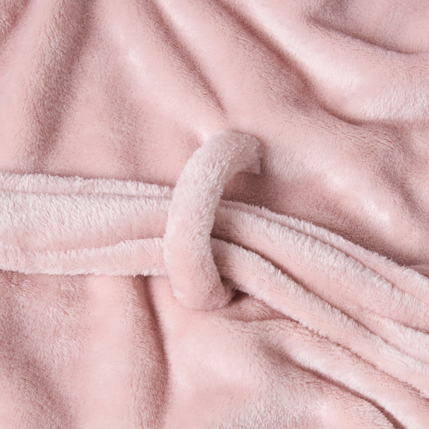 Плед с рукавами Мягкие рукава/Soft sleeves, роза - фото № 4