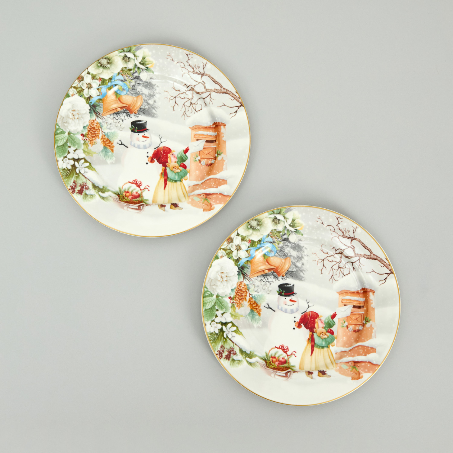 Набор тарелок Зимняя сказка/Winter Tale - фото № 3