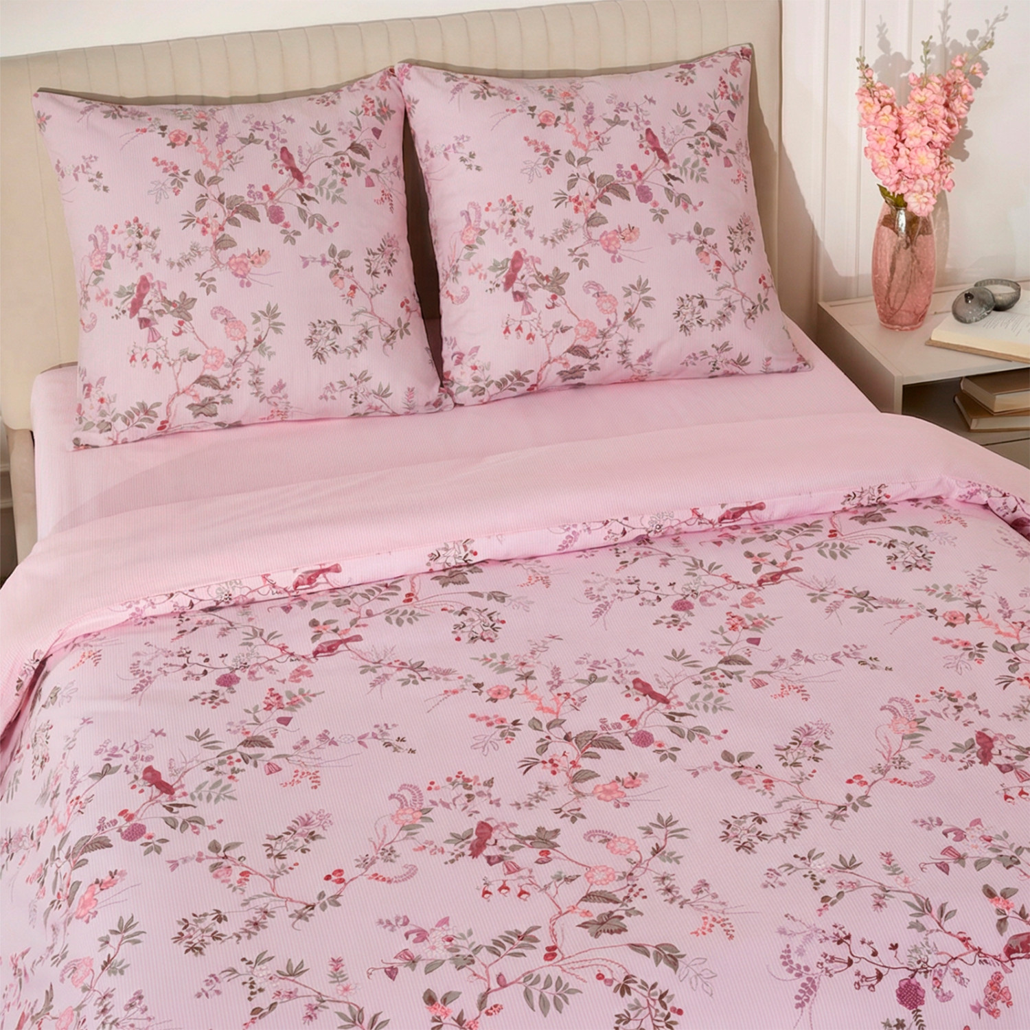 Постельное белье Сибилла (розовый) - фото № 3