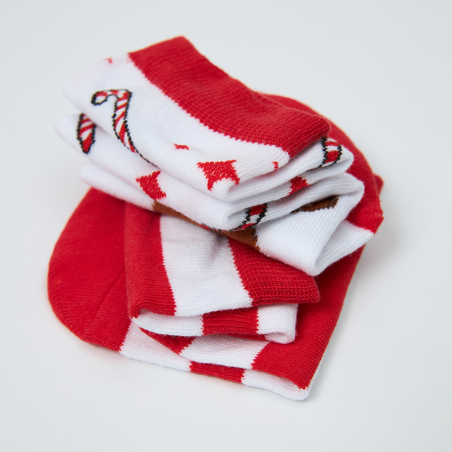 Носки Red and white, 2 пары - фото № 13