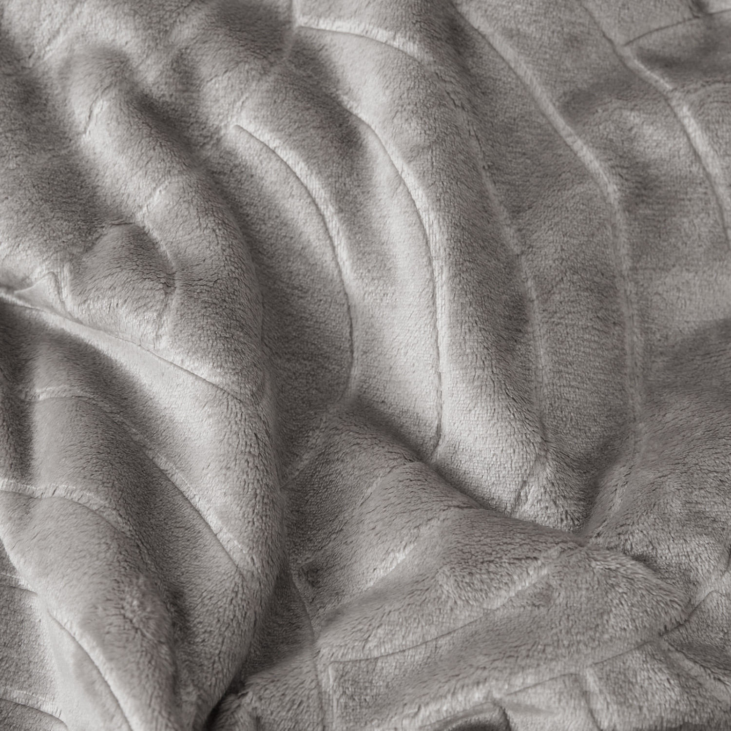 Плед Fascino, серый - фото № 3