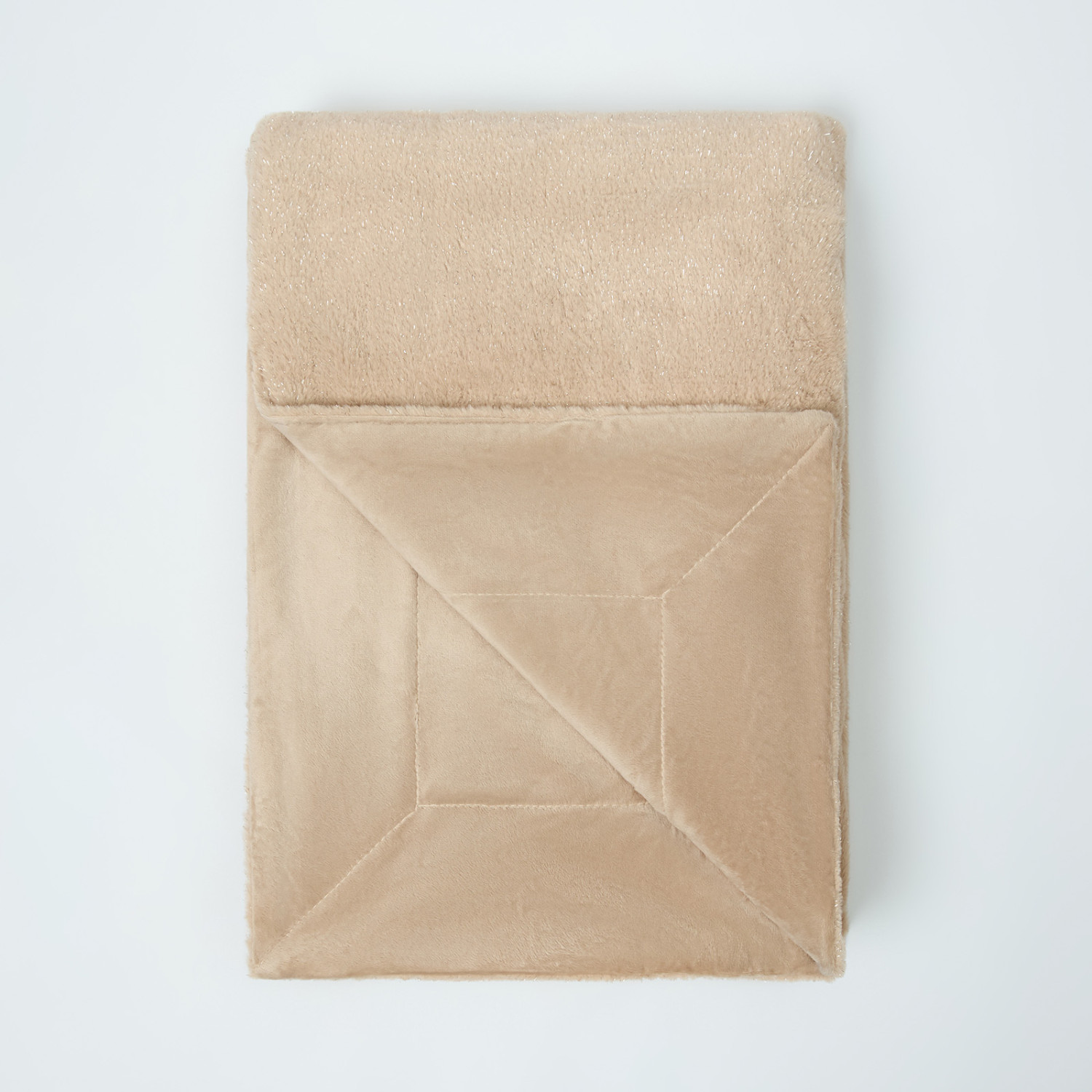 Плед Soft fur, бежевый - фото № 6