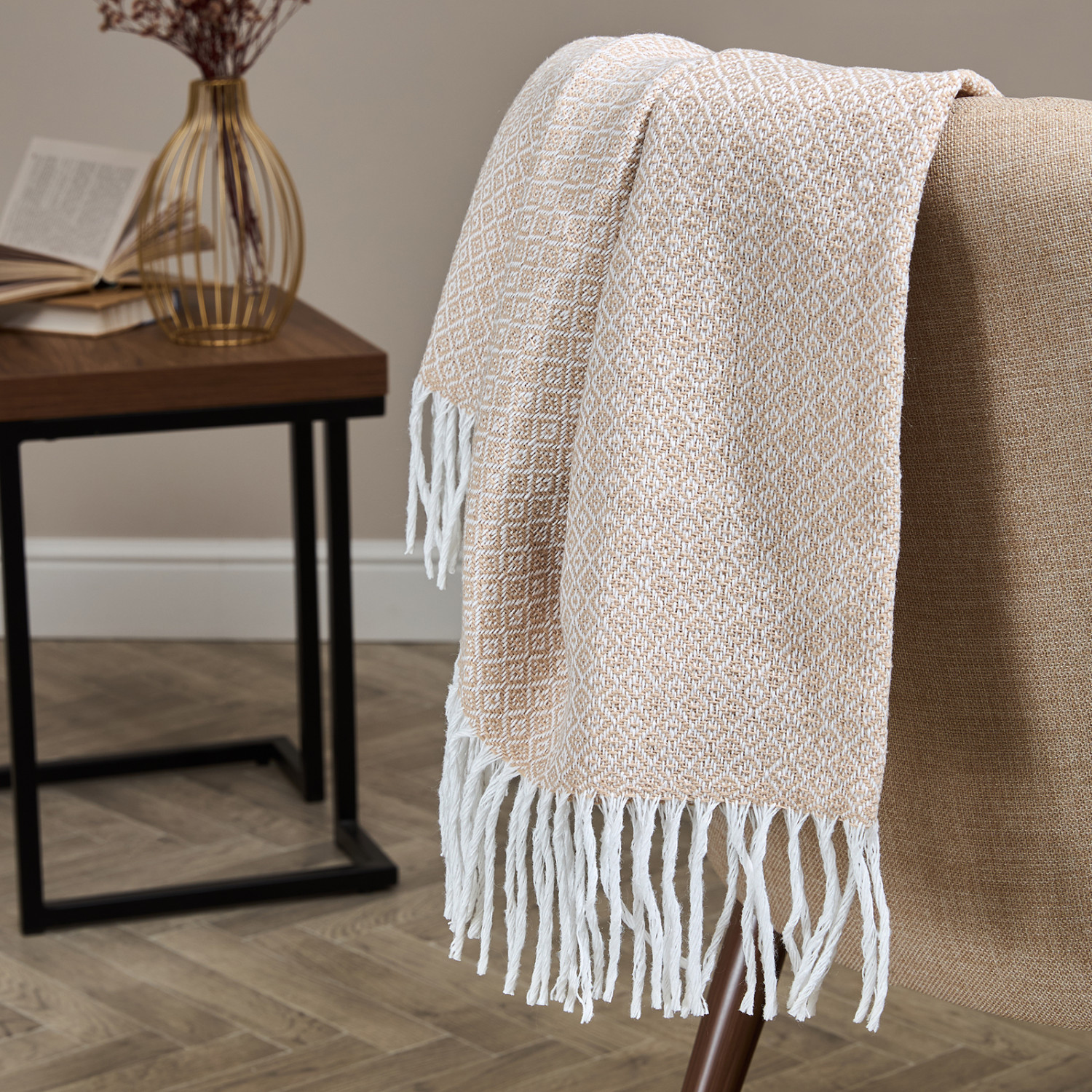 Плед Виктория/Vittoria, бежевый