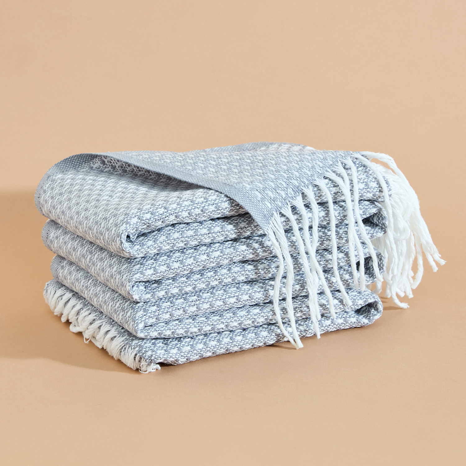 Плед Brigantino, серый - фото № 9