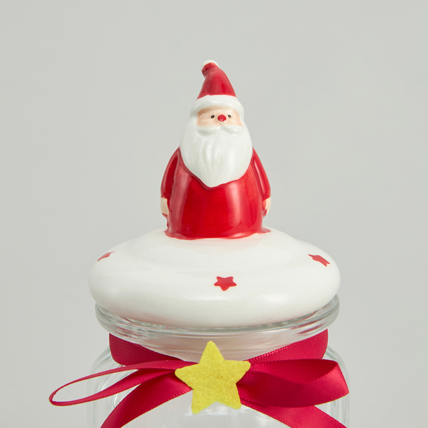 Емкость для хранения Рождественский джем/Christmas jam, дед мороз - фото № 10