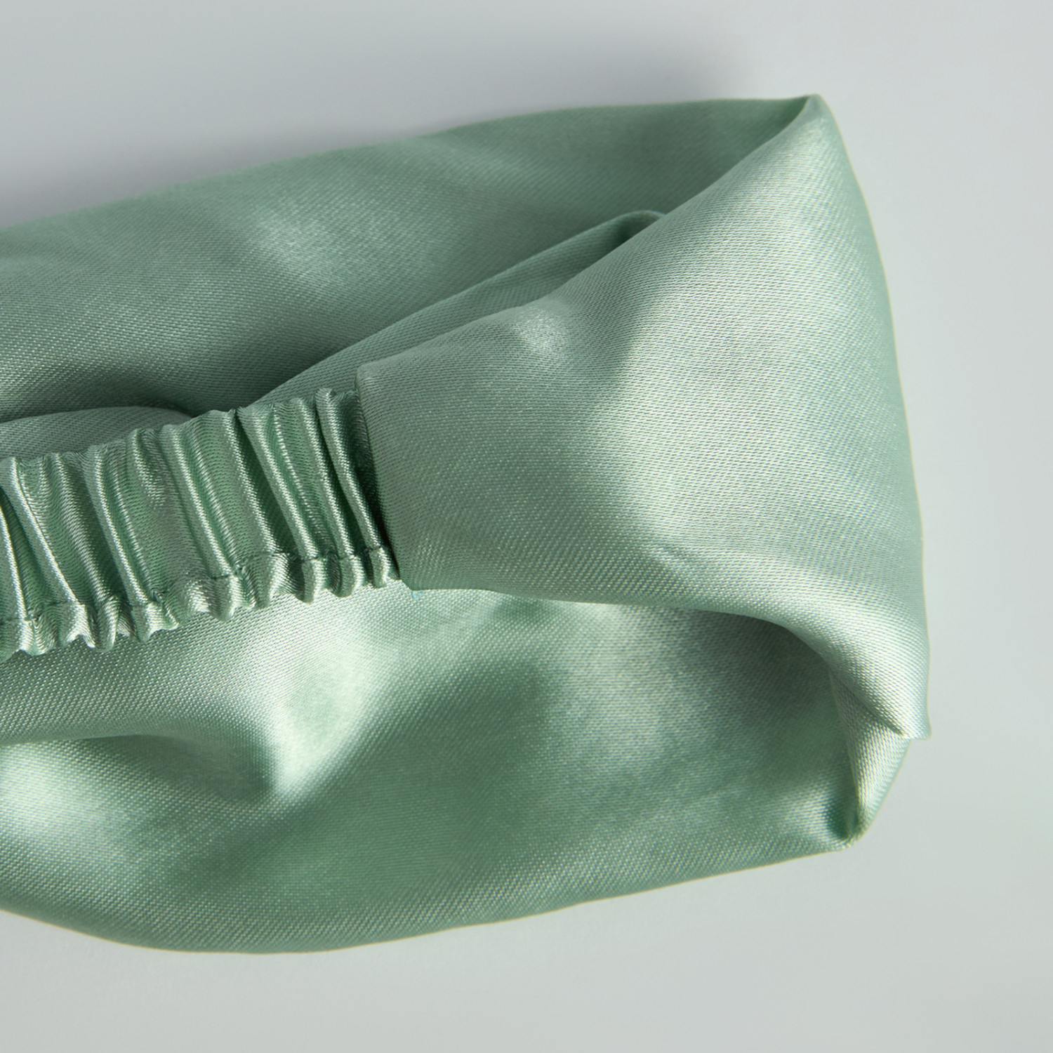 Повязка для волос Зеленая симфония - фото № 5