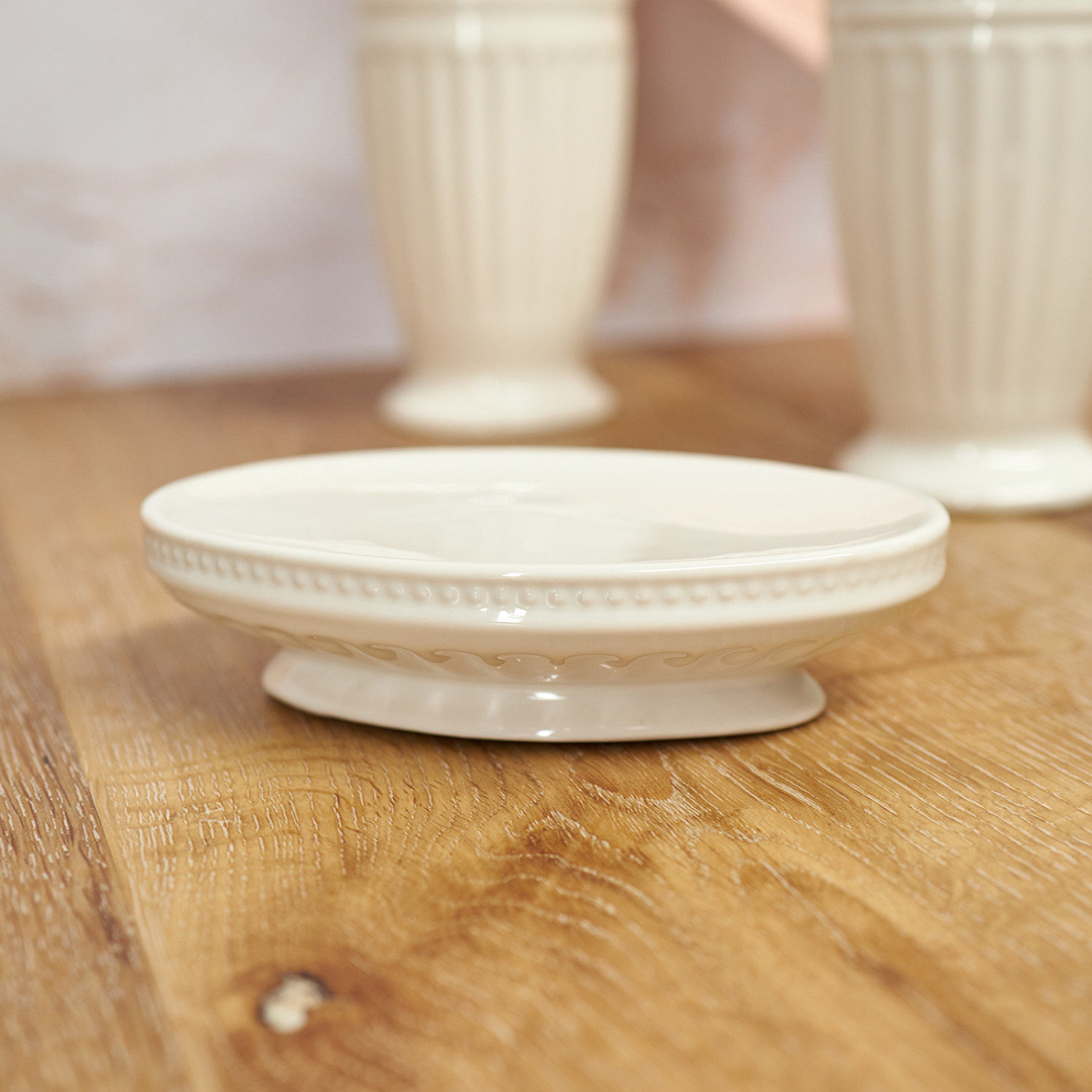 Мыльница Adelfia, белая - фото № 3