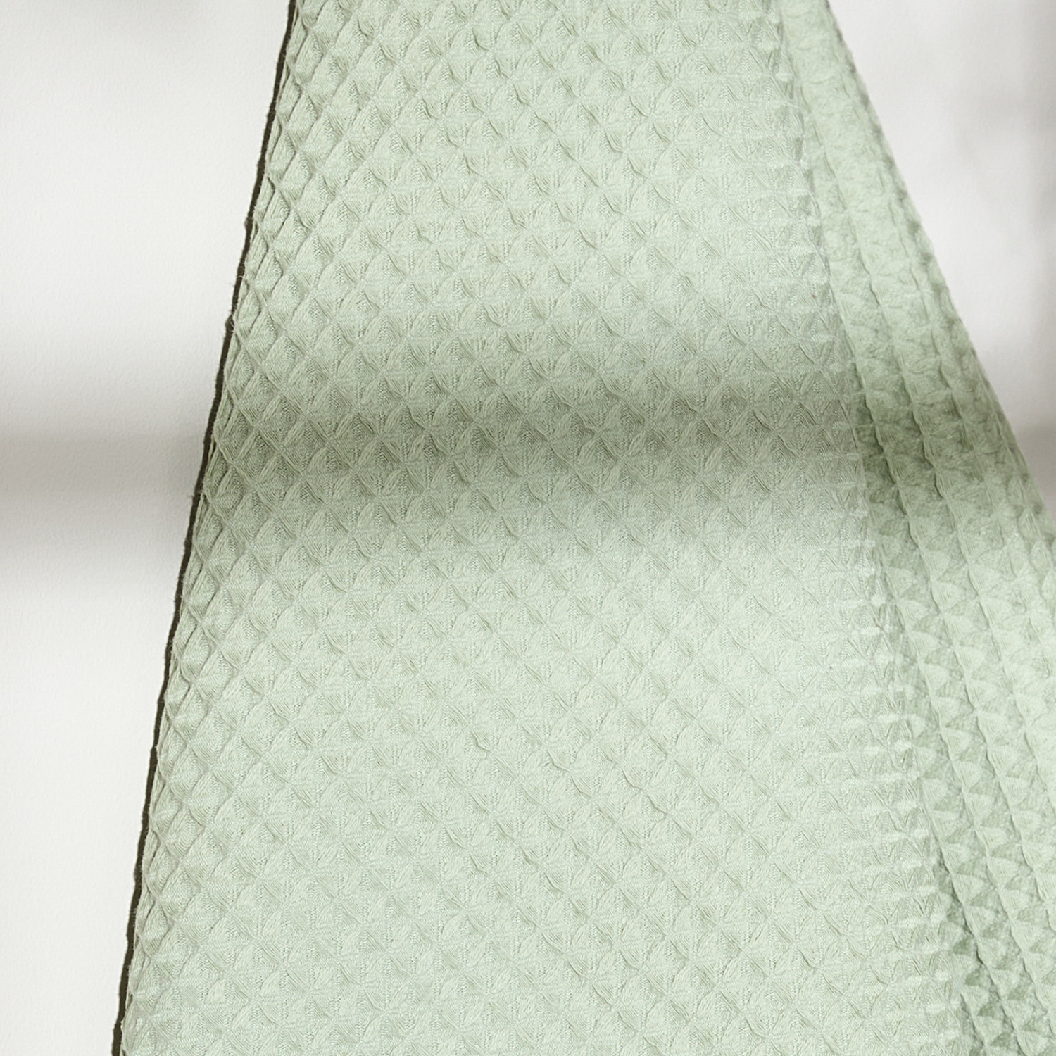 Полотенце вафельное Lorgo, зеленое - фото № 2